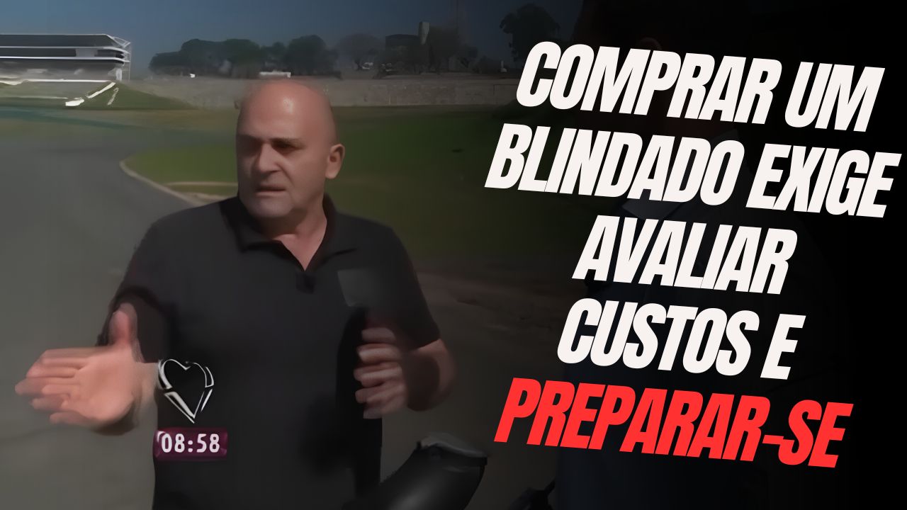 manzini explica como se comportar com um carro blindado em situação de assalto