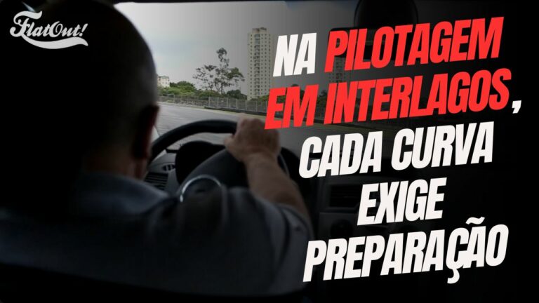 Roberto Manzini durante pilotagem de instrução em interlagos