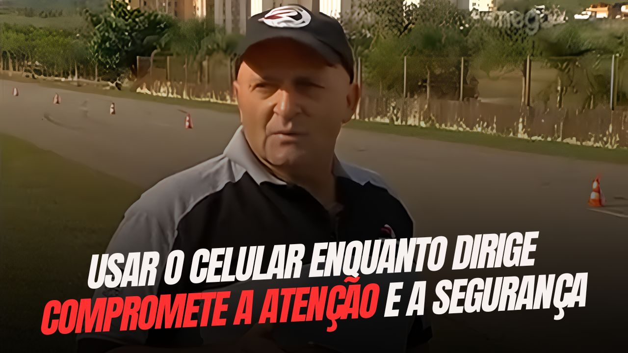 Manzini mostra as consequências de usar celular ao volante
